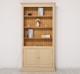 Bookcase with 2 doors and LED strip, accessories included in the price - Color Ext._P032 / Color Int._P002 - DUBLU COLOR