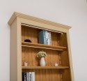 Bookcase with 2 doors and LED strip, accessories included in the price - Color Ext._P032 / Color Int._P002 - DUBLU COLOR