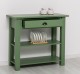 Console with 1 drawer with metal rails - Color_P038 - PAINT