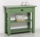 Console with 1 drawer with metal rails - Color_P038 - PAINT