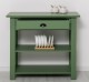 Console with 1 drawer with metal rails - Color_P038 - PAINT