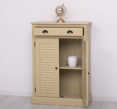 Chest of 2 doors and 1 drawer, Shutter Collection