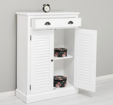 Chest of 2 doors and 1 drawer, Shutter Collection