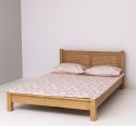 3 panel headboard bed with dim. 140x200, Shutter Collection