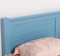 3 panel headboard bed with dim. 140x200, Shutter Collection