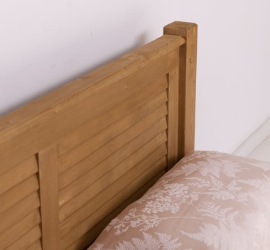 3 panel headboard bed with dim. 160x200, Shutter Collection