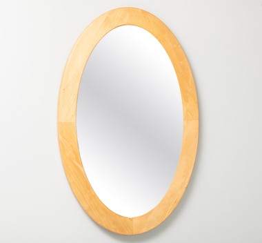 Bathroom oval mirror