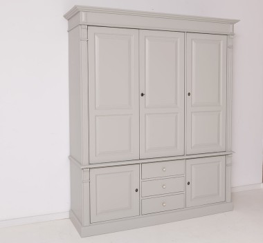 Wardrobe with 3 + 2 doors and 3 drawers, Directoire Collection