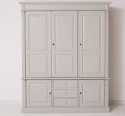 Wardrobe with 3 + 2 doors and 3 drawers, Directoire Collection