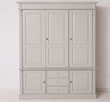 Wardrobe with 3 + 2 doors and 3 drawers, Directoire Collection