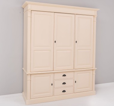 Wardrobe with 3 + 2 doors and 3 drawers, Directoire Collection