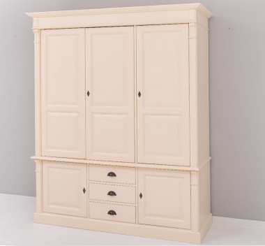 Wardrobe with 3 + 2 doors and 3 drawers, Directoire Collection