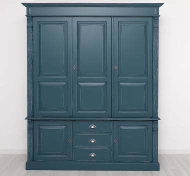 Wardrobe with 3 + 2 doors and 3 drawers, Directoire Collection