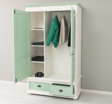 Wardrobe with 2 doors and 2 drawers