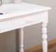 Writing table with turned legs, 2 drawers