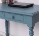 Writing table with turned legs, 2 drawers