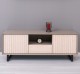 TV sideboard with 2 doors and 1 drawer "Slatted"