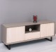 TV sideboard with 2 doors and 1 drawer "Slatted"