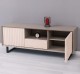 TV sideboard with 2 doors and 1 drawer "Slatted"