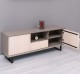 TV sideboard with 2 doors and 1 drawer "Slatted"