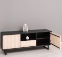 TV sideboard with 2 doors and 1 drawer "Slatted"