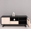 TV sideboard with 2 doors and 1 drawer "Slatted"