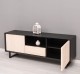 TV sideboard with 2 doors and 1 drawer "Slatted"