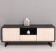 TV sideboard with 2 doors and 1 drawer "Slatted"