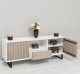 TV sideboard with 2 doors and 1 drawer "Slatted"