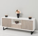 TV sideboard with 2 doors and 1 drawer "Slatted"