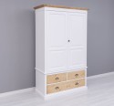 Wardrobe with 2 doors and 3 drawers