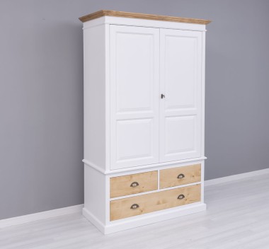 Wardrobe with 2 doors and 3 drawers