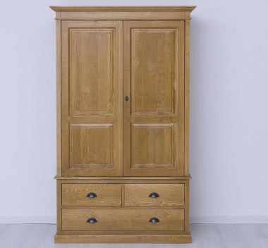 Wardrobe with 2 doors and 3 drawers