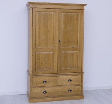 Wardrobe with 2 doors and 3 drawers