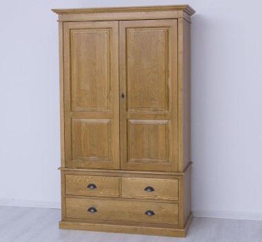 Wardrobe with 2 doors and 3 drawers