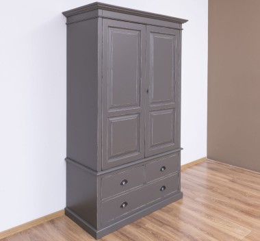 Wardrobe with 2 doors and 3 drawers