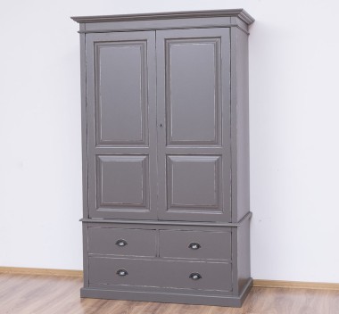 Wardrobe with 2 doors and 3 drawers