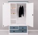 Wardrobe with 2 doors and 3 drawers