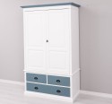 Wardrobe with 2 doors and 3 drawers