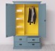 Wardrobe with 2 doors and 3 drawers