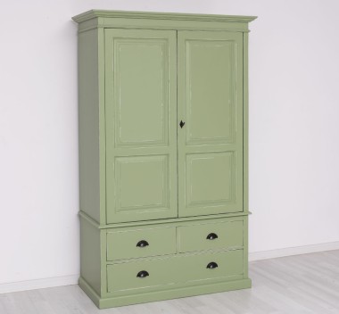 Wardrobe with 2 doors and 3 drawers