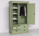 Wardrobe with 2 doors and 3 drawers