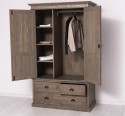 Wardrobe with 2 doors and 3 drawers