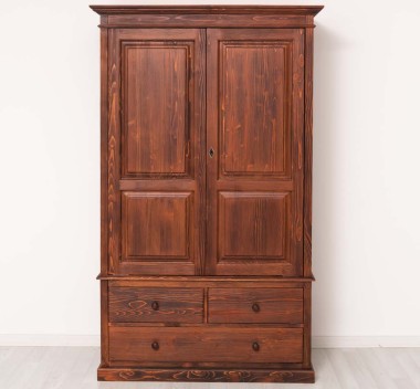 Wardrobe with 2 doors and 3 drawers