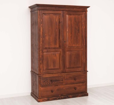 Wardrobe with 2 doors and 3 drawers