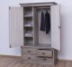 Wardrobe with 2 doors and 3 drawers