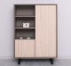 Storage cabinet with 2 doors "Slatted"