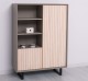 Storage cabinet with 2 doors "Slatted"