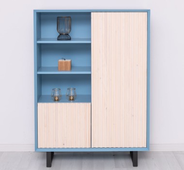 Storage cabinet with 2 doors "Slatted"