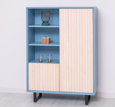 Storage cabinet with 2 doors "Slatted"